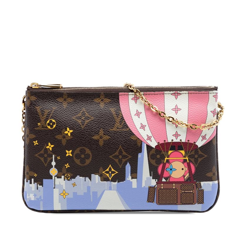 Louis Vuitton Monogram Illustre Vivienne Shanghai حقيبة بسحاب مزدوج