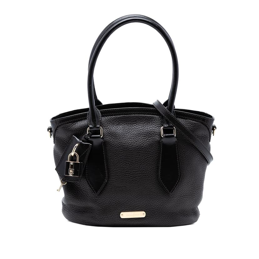 Burberry Grainy Calfskin Satchel