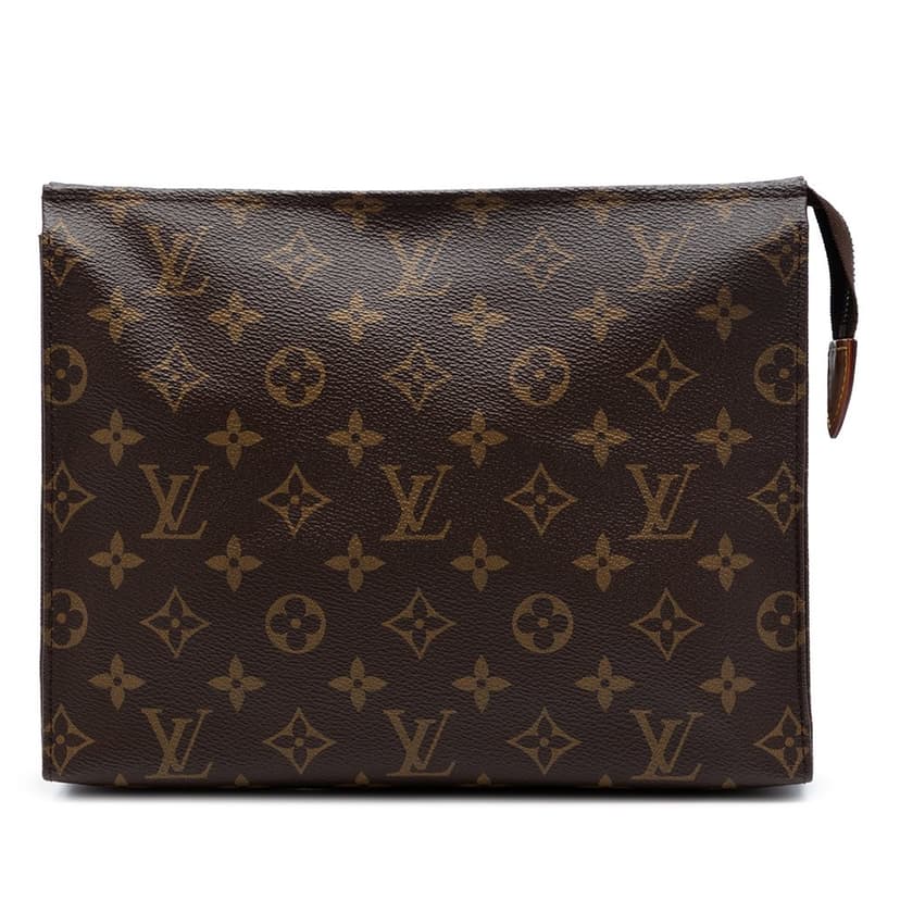 Louis Vuitton حقيبة أدوات تجميل بنقش الأحرف الأولى 26
