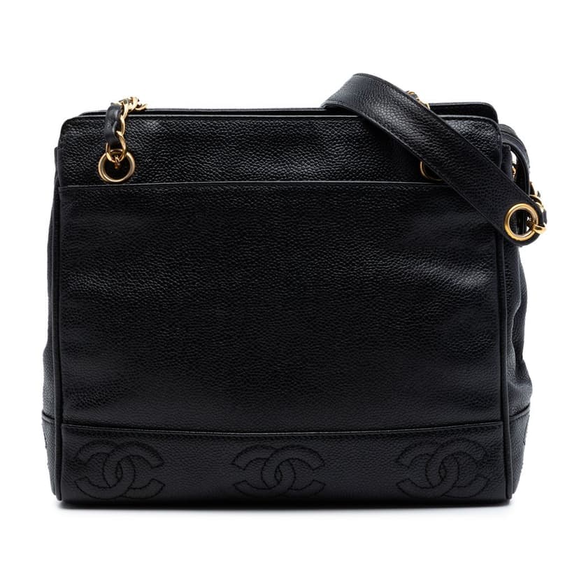 Chanel Triple CC Caviar Tote