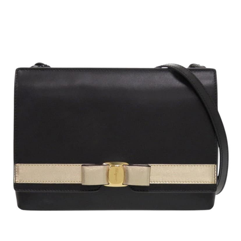 Salvatore Ferragamo Leather Vara Bow Crossbody