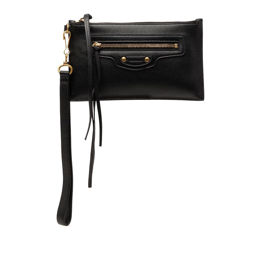 Balenciaga حقيبة نيو كلاسيك صغيرة الحجم من جلد العجل المحبب