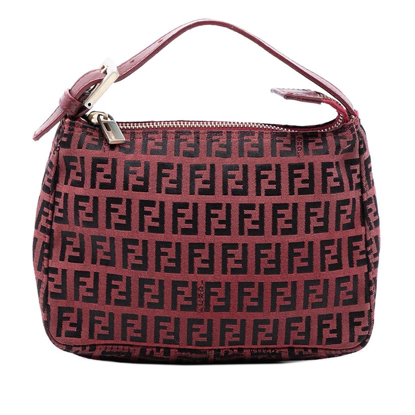 Fendi Zucchino Canvas Handbag