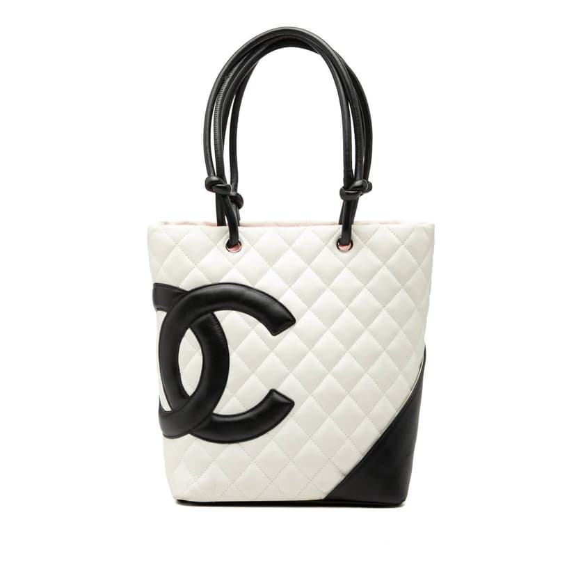 Chanel حقيبة كامبون ليجن متوسطة الحجم مبطنة من جلد العجل
