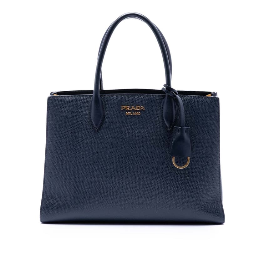 Prada حقيبة سافيانو بيبليوتيك متوسطة الحجم
