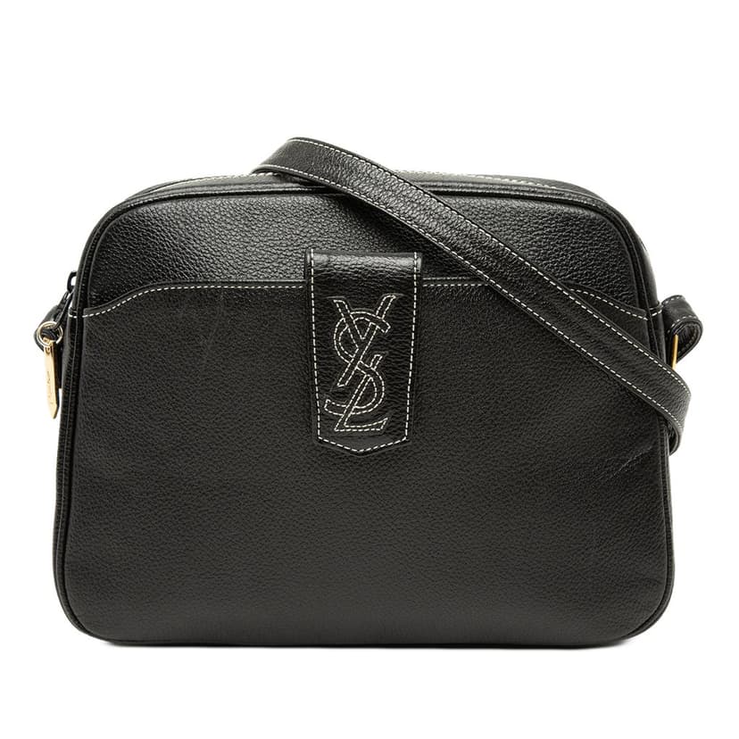 Saint Laurent Leather Monogram Crossbody