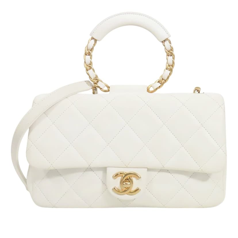 Chanel Medium Lambskin In The Loop Flap