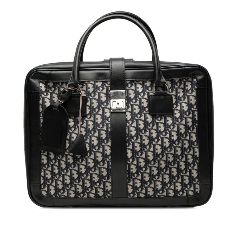Dior Oblique Canvas and Leather Travel Bag