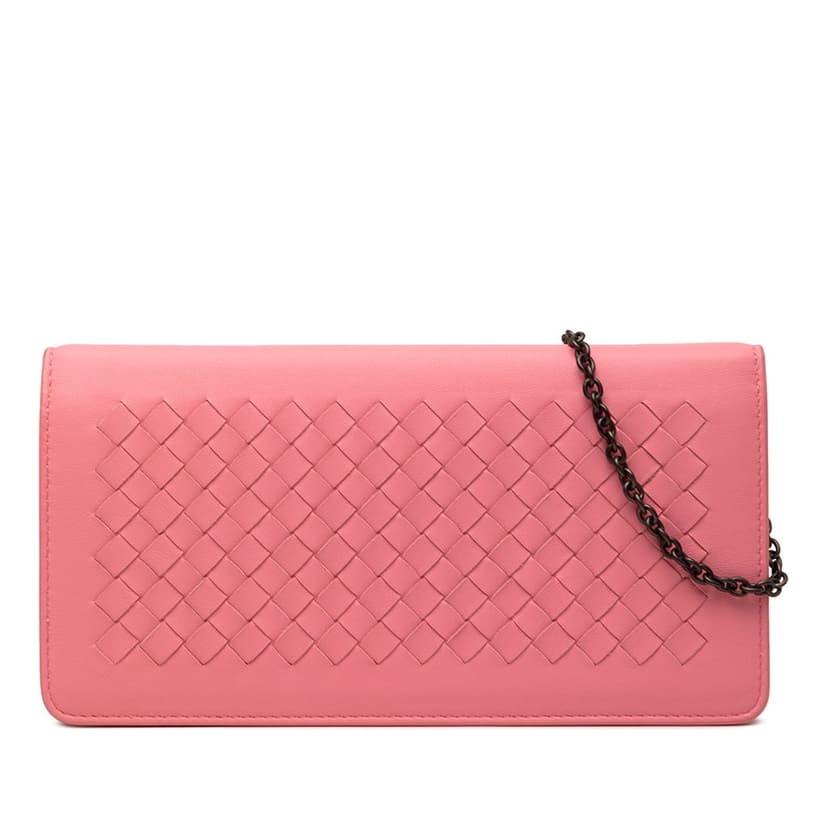 Bottega Veneta Nappa Intrecciato Continental Wallet on Chain