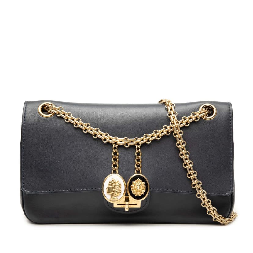 Chanel Calfskin Reissue 2.55 Medallion Nude Double Flap 225