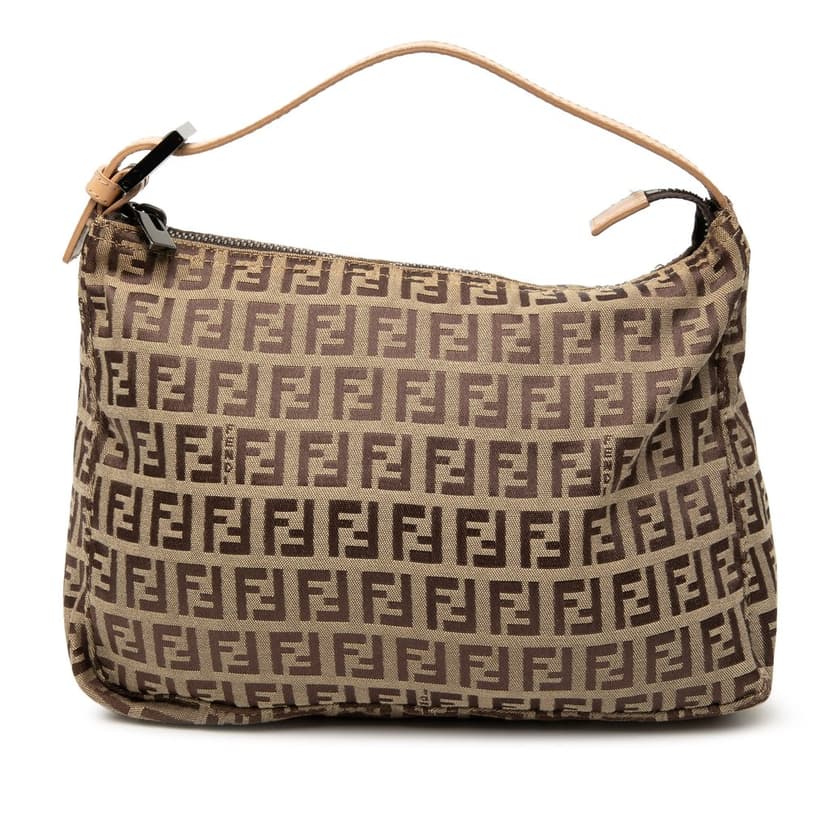 Fendi Zucchino Canvas Handbag