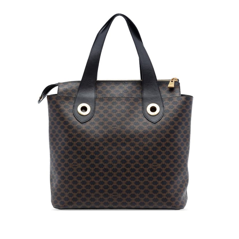 Celine Macadam Coated Canvas Tote