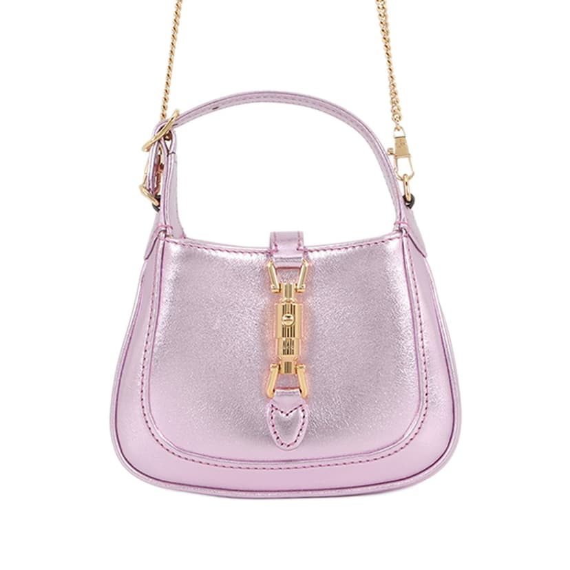 Gucci Nano Metallic Calfskin Jackie 1961 Satchel