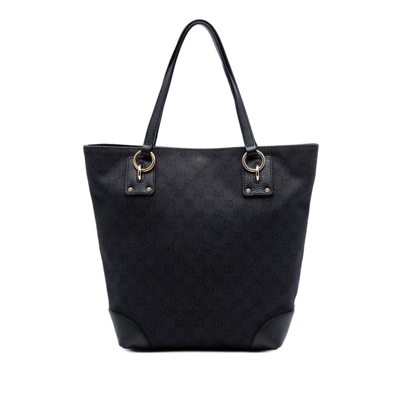 Gucci GG Denim Charm Tote