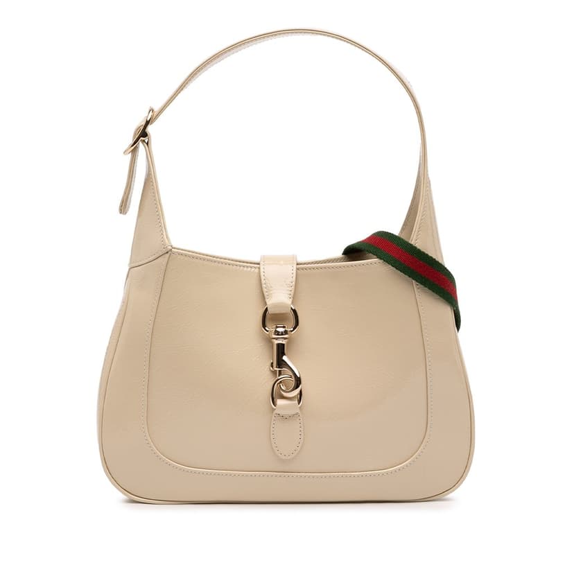 Gucci Small Calfskin Web Jackie 1961 Crossbody