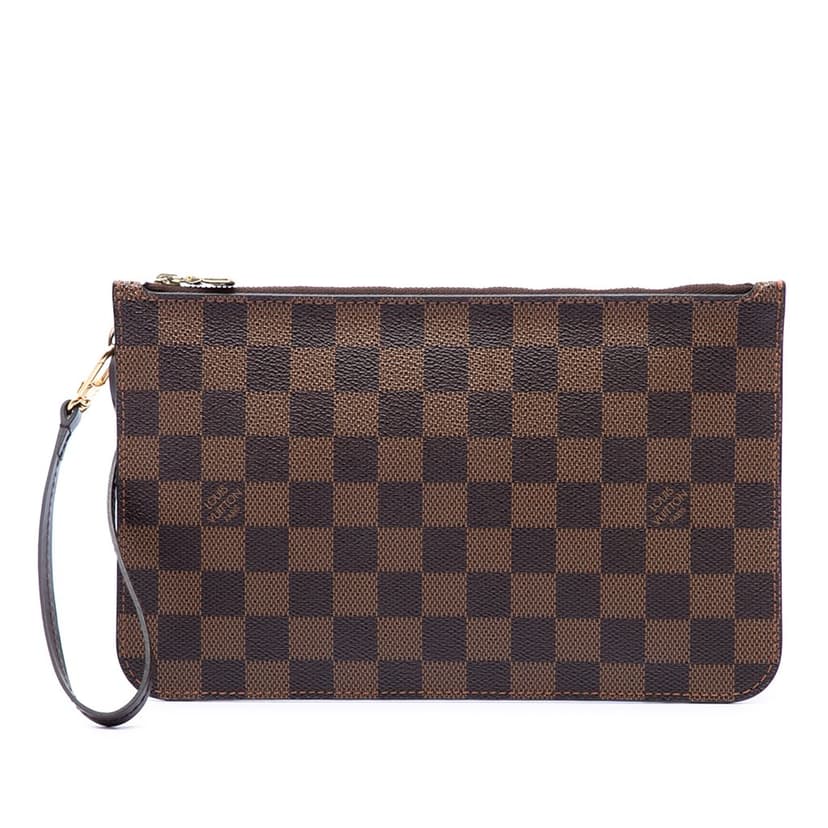 Louis Vuitton Damier Ebene Neverfull MM Pouch