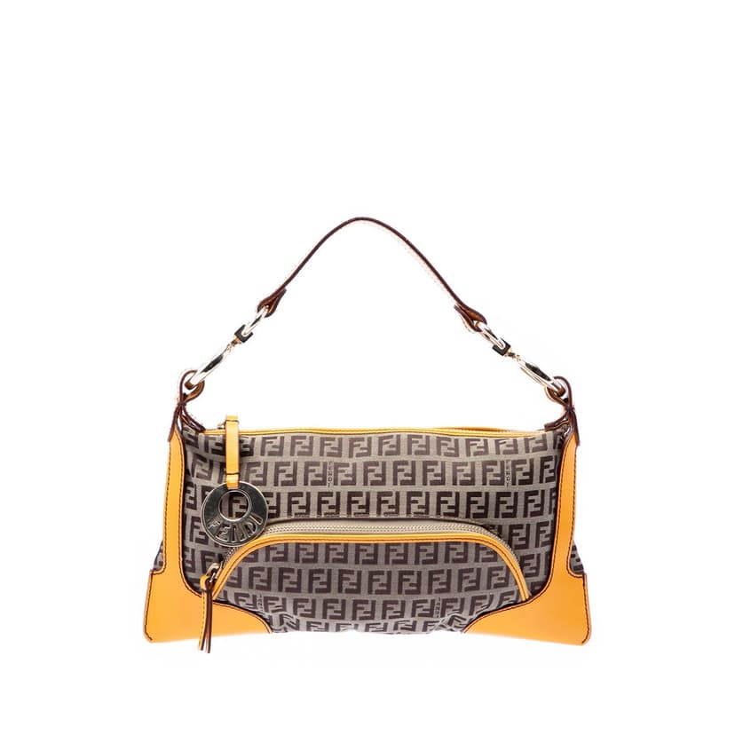 Fendi Zucchino Canvas Chef Pocket Shoulder Bag