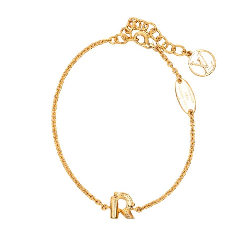 Louis Vuitton Gold Plated LV and Me R Bracelet