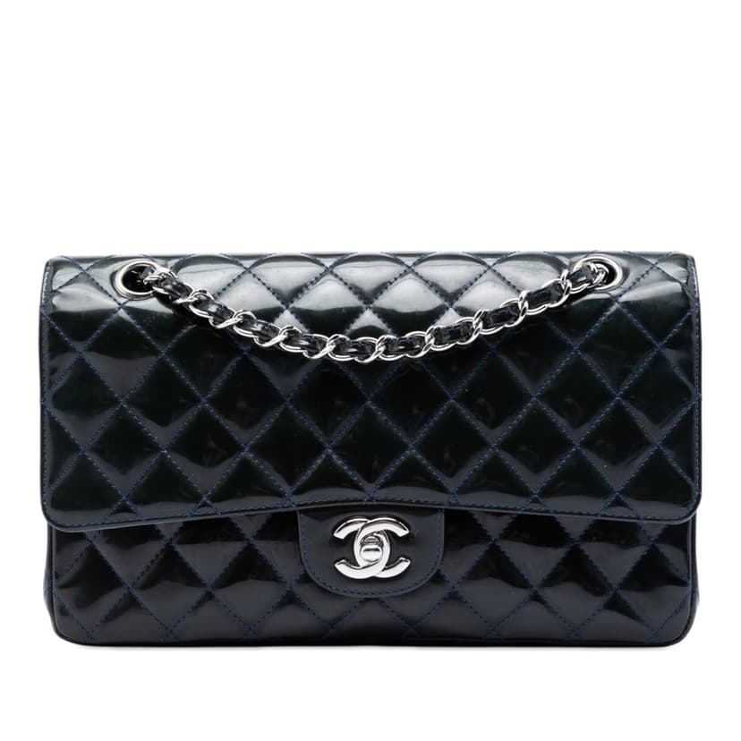 Chanel Medium Classic Patent Double Flap