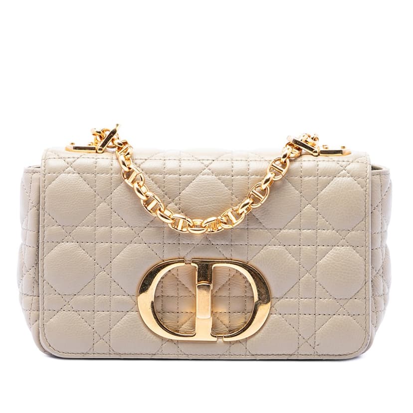 Dior Small Calfskin Cannage Caro Crossbody