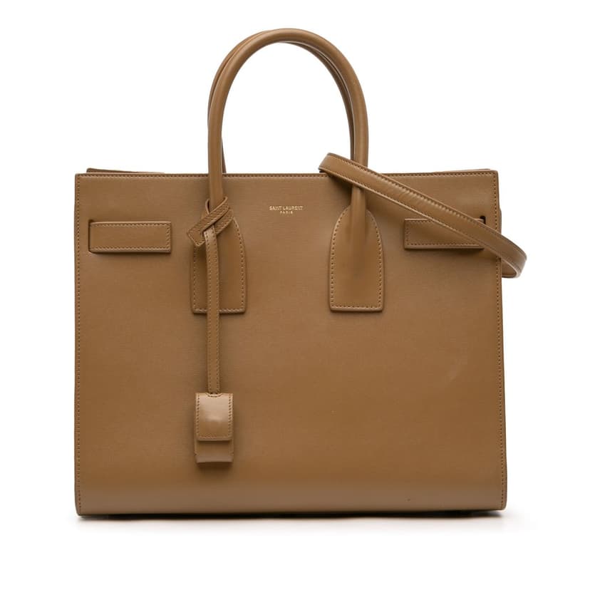 Saint Laurent Small Leather Sac De Jour Satchel