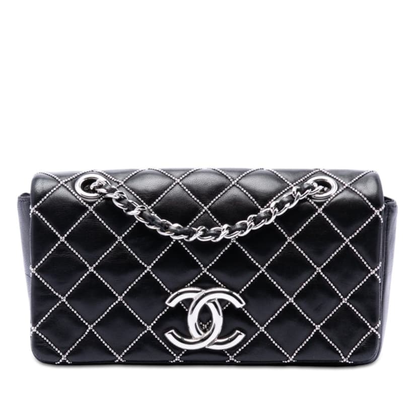 Chanel Mini CC Quilted Lambskin Beaded Full Flap