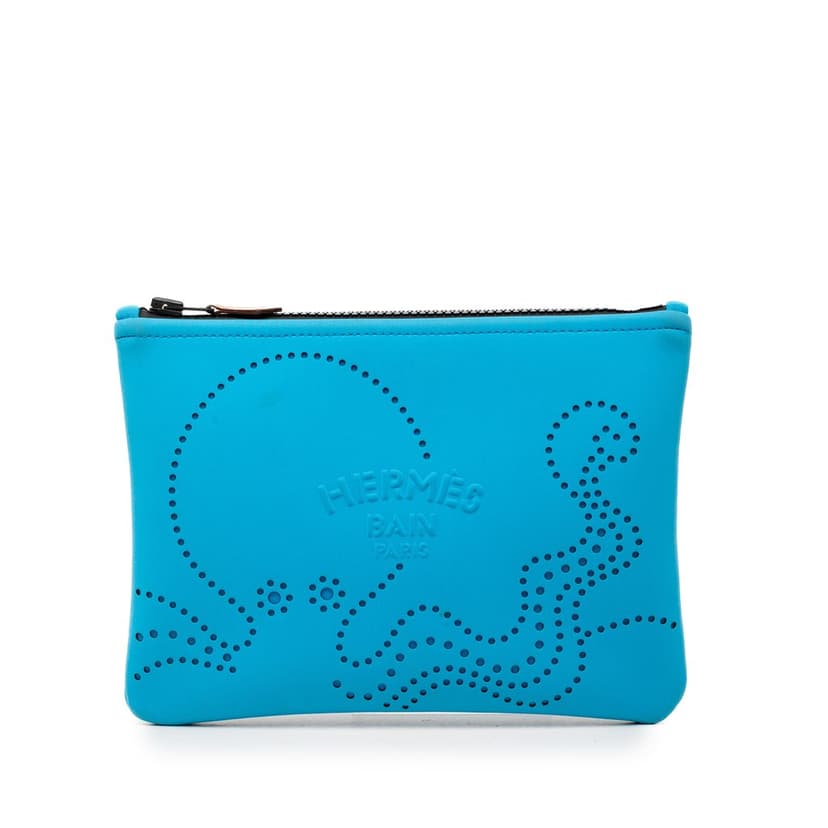 Hermès Small Perforated Nylon Neobain Poulpe Fiction Case