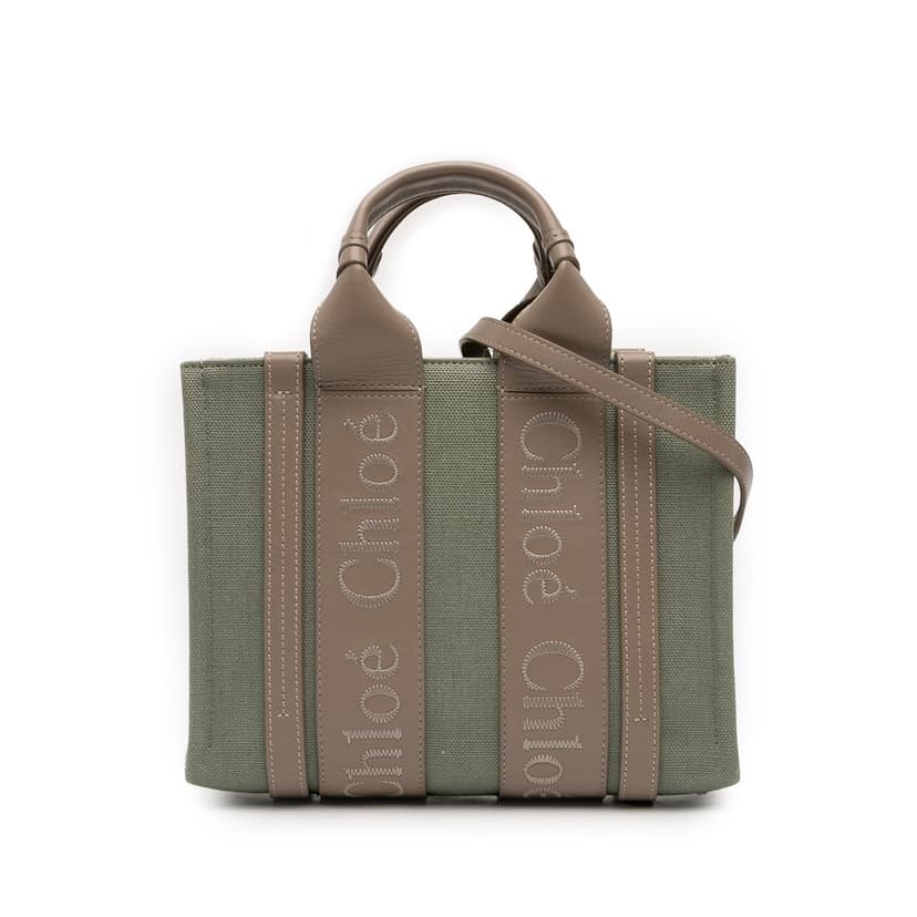 Chloé Small Canvas Woody Tote