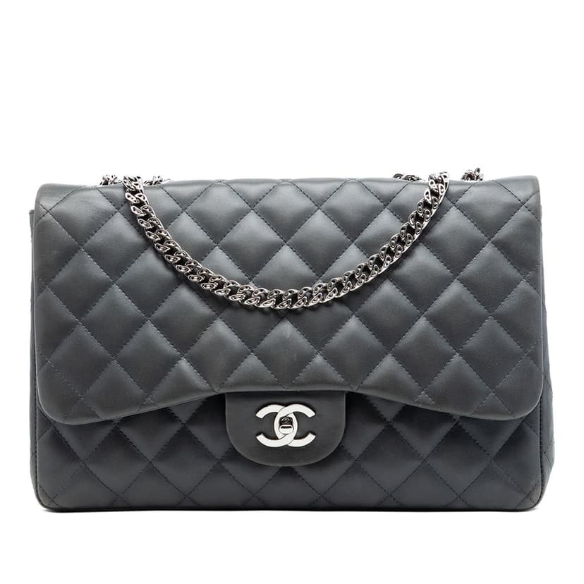 Chanel Jumbo Classic Lambskin Bijoux Chain Single Flap