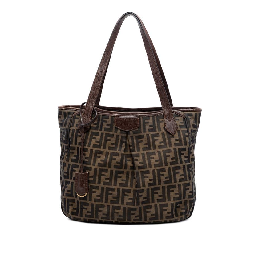 Fendi حقيبة تسوق Zucca Canvas Grande