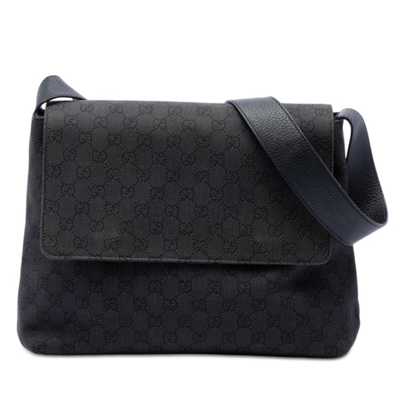 Gucci GG Denim Messenger Bag