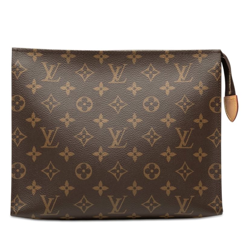 Louis Vuitton حقيبة أدوات تجميل بنقش الأحرف الأولى 26