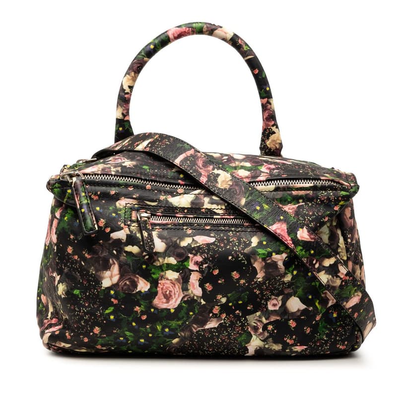 Givenchy Medium Floral Printed Calfskin Pandora Satchel