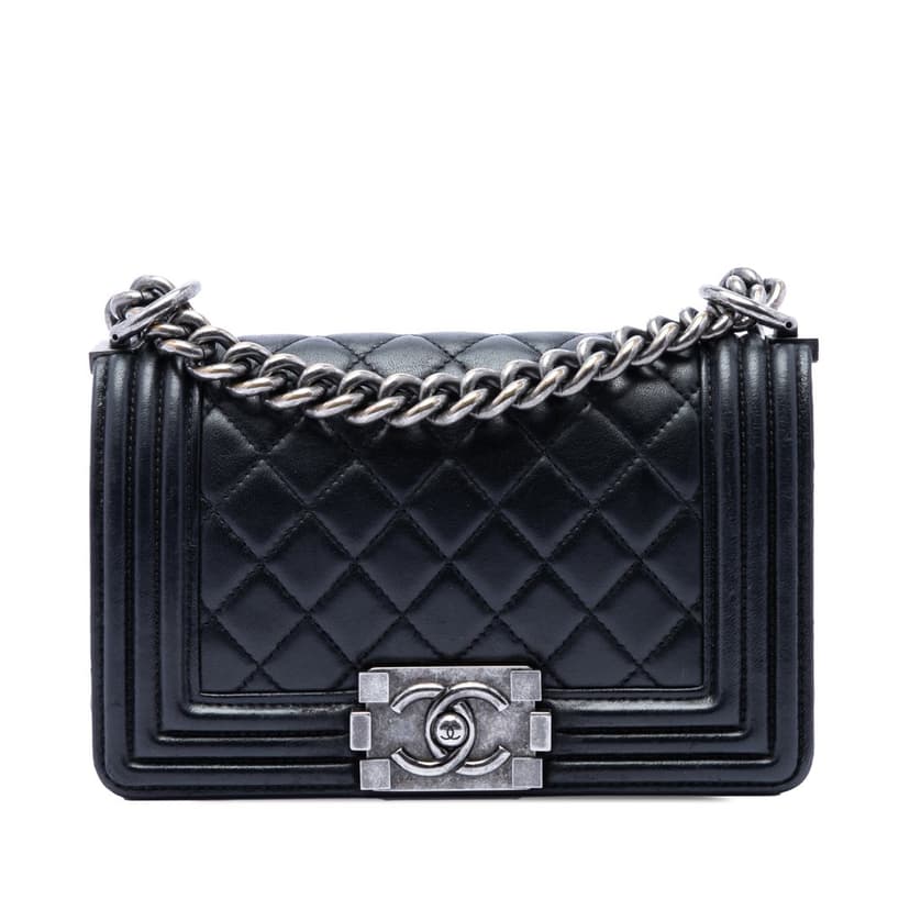 Chanel Small Quilted Lambskin Boy Flap