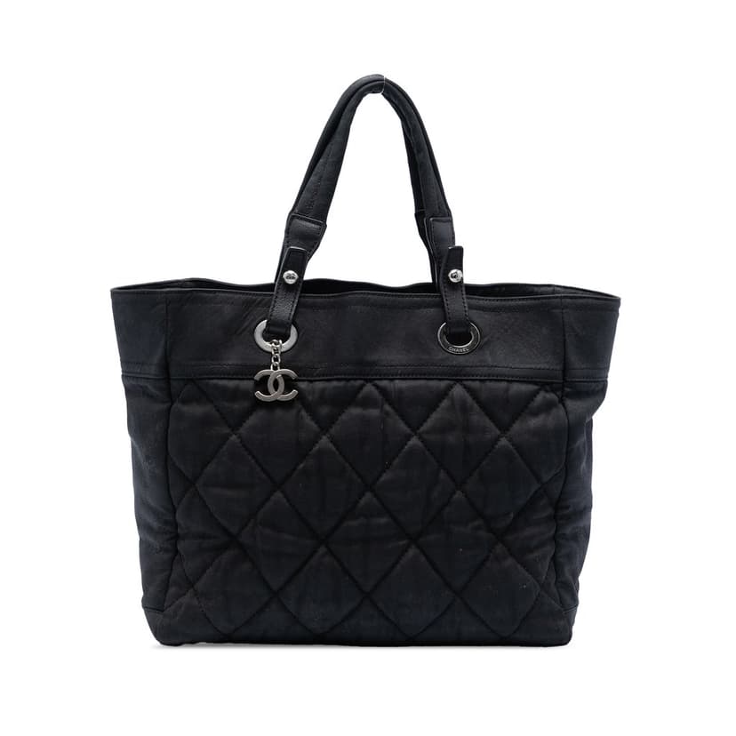 Chanel Medium Quilted Nylon Paris Biarritz Tote