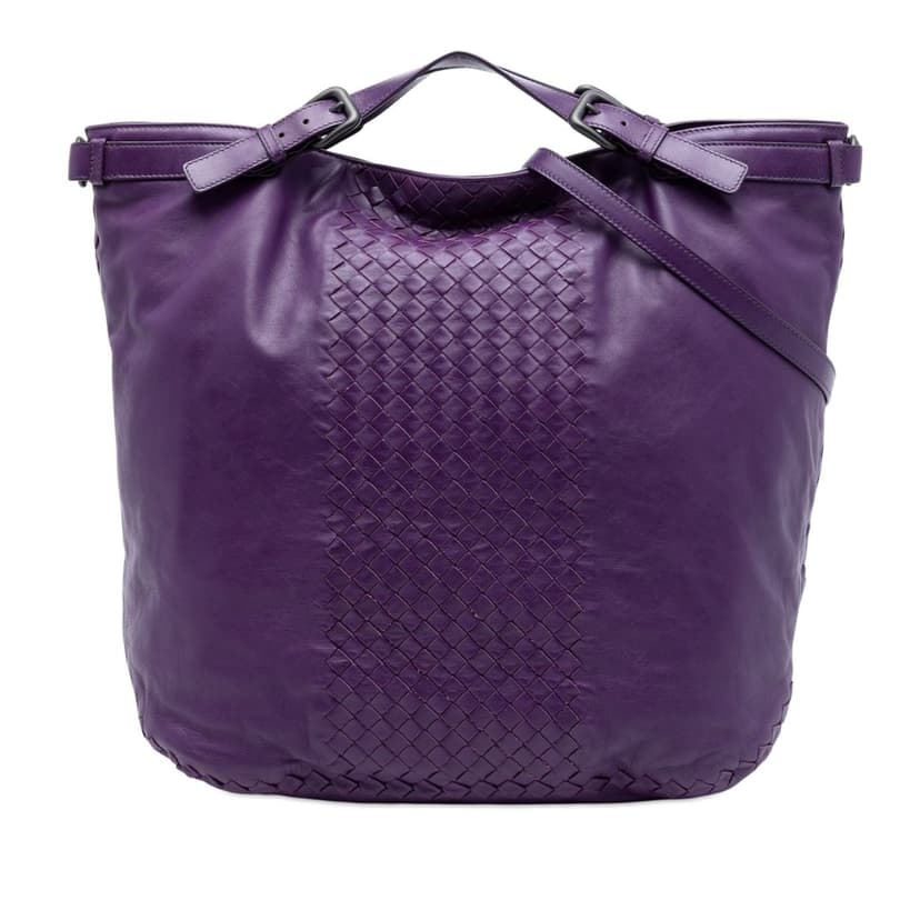 Bottega Veneta Intrecciato Trimmed Nappa Satchel