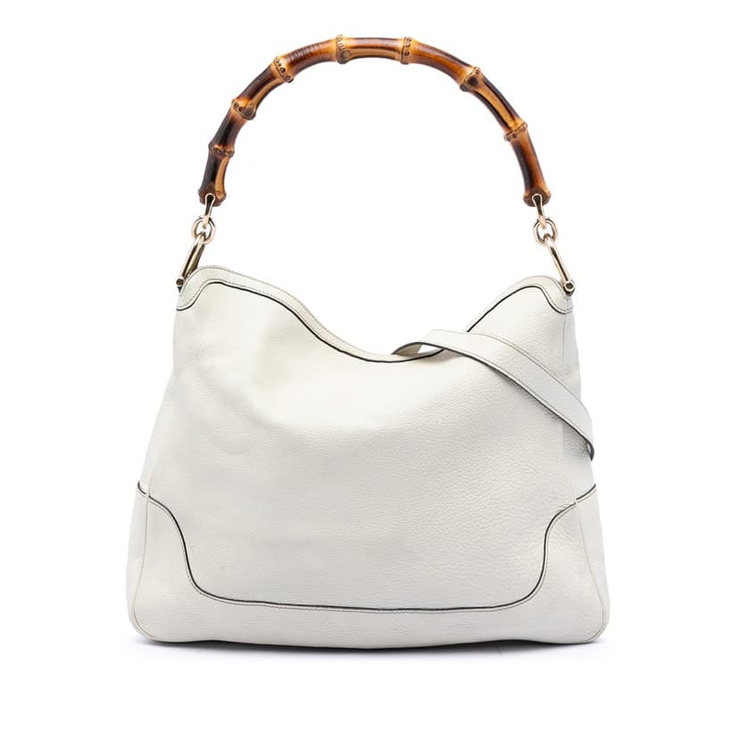 Gucci Calfskin Bamboo Diana Satchel