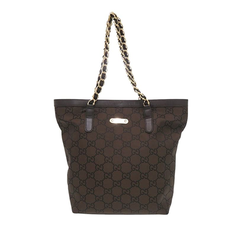Gucci حقيبة حمل من النايلون بنقشة GG