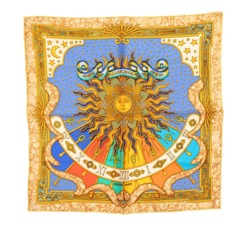 Hermès Carpe Diem Silk Scarf