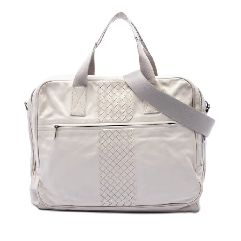 Bottega Veneta حقيبة أعمال من جلد نابا مزخرفة من إنترتشياتو