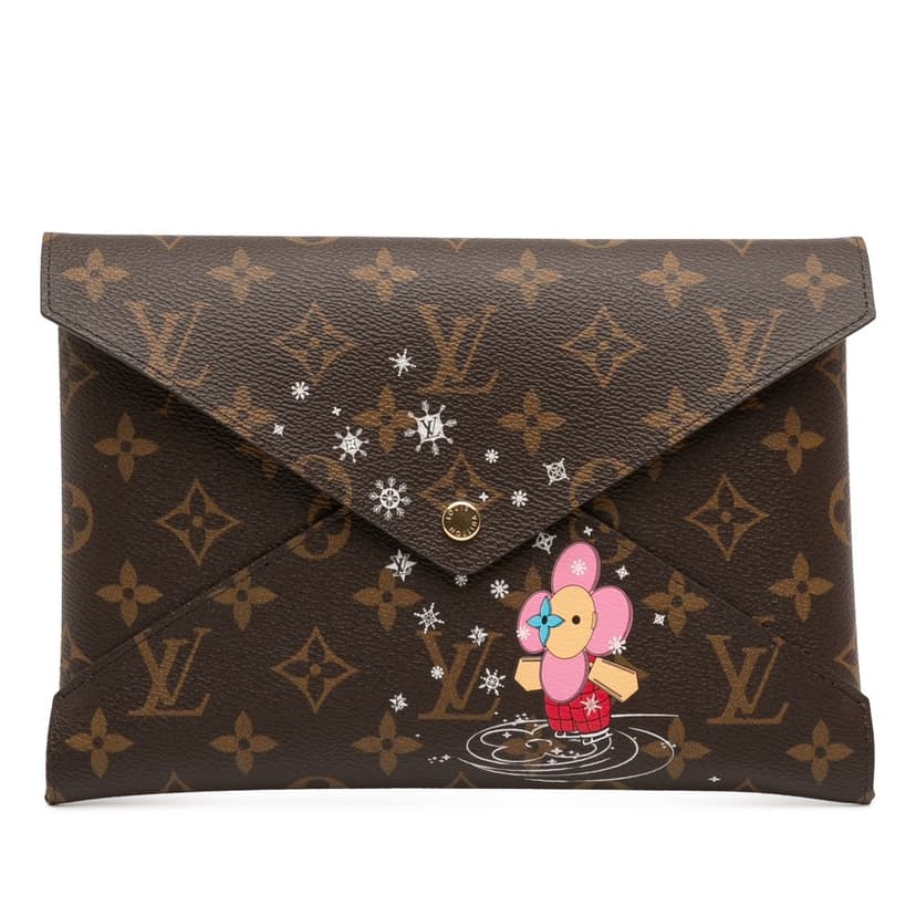 Louis Vuitton Monogram Christmas Animation Vivienne Kirigami Pochette Set