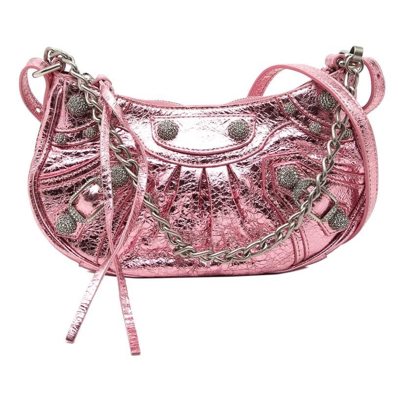 Balenciaga Metallic Lambskin Motocross Le Cagole XS