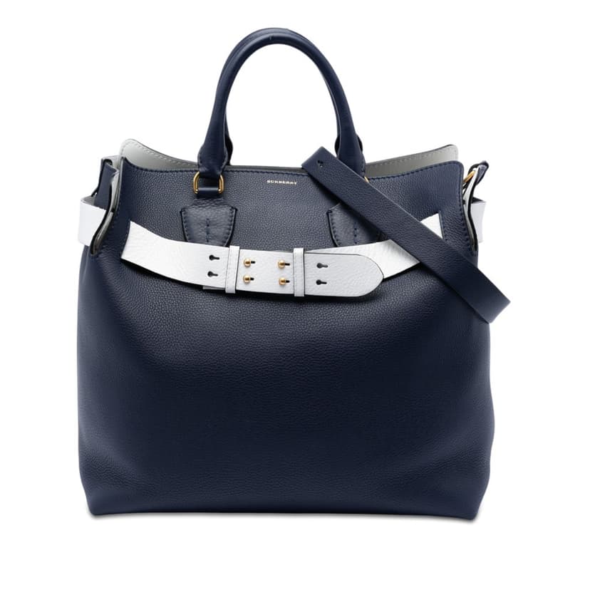 Burberry Large Bicolor Leather Belt Bag