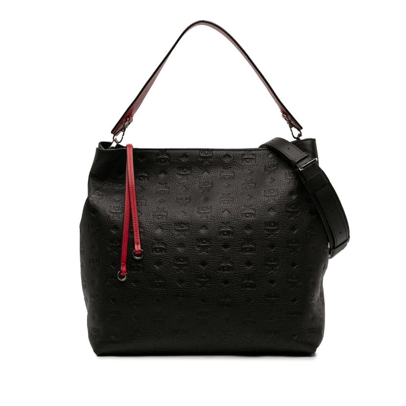 MCM Large Visetos Embossed Calfskin Klara Hobo