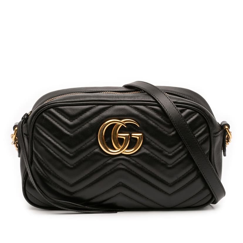 Gucci Small GG Marmont Matelasse Leather Crossbody