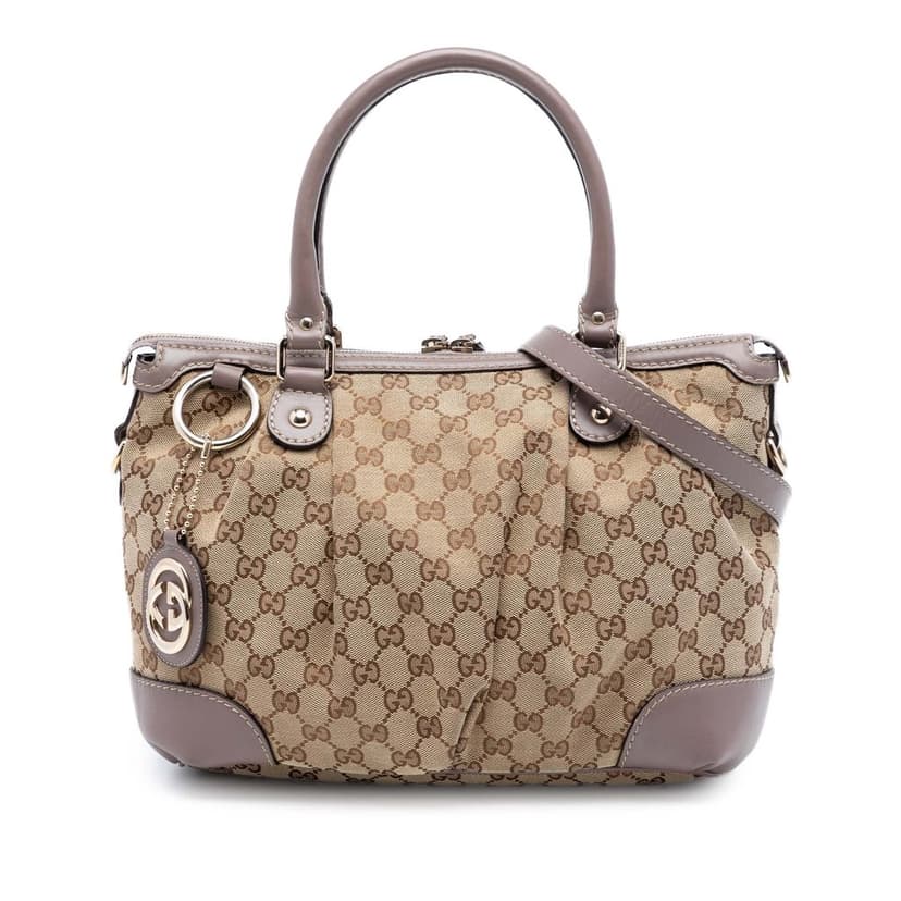 Gucci GG Canvas Sukey Satchel