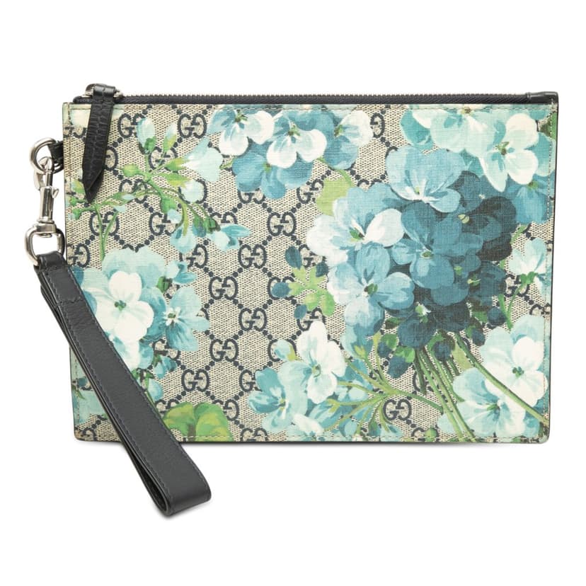 Gucci GG Supreme Blooms Clutch