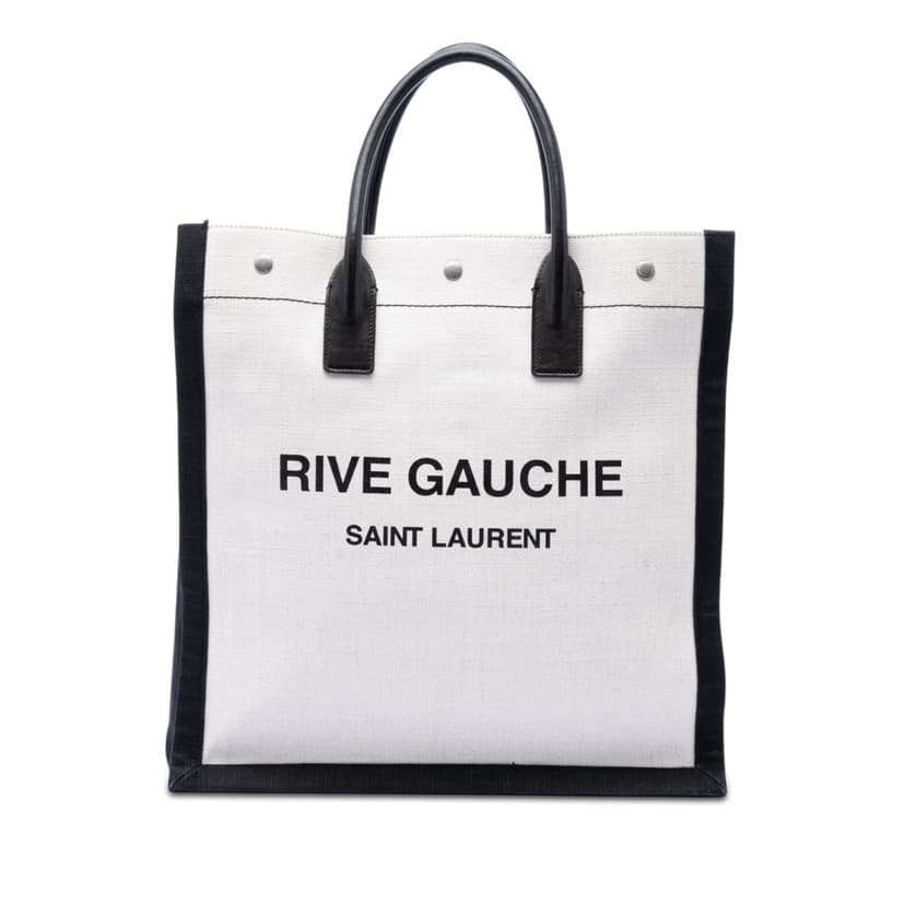Saint Laurent حقيبة حمل من الكتان من نوع "ريف غوش" شمال جنوب
