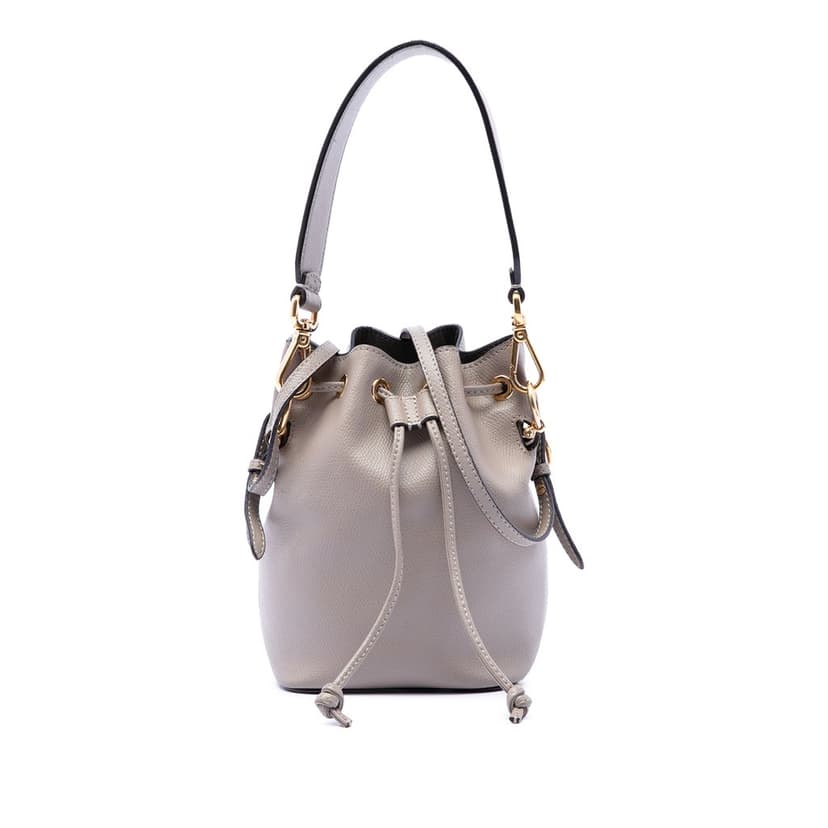 Fendi Mini Leather Mon Tresor Bucket Bag
