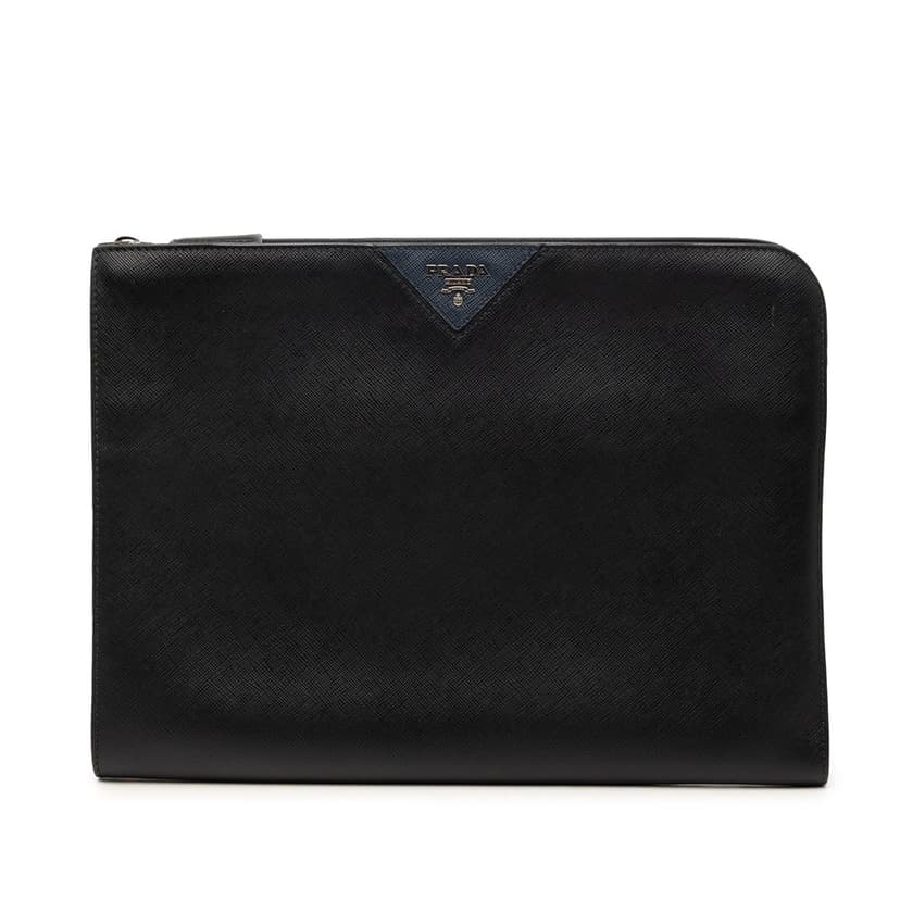 Prada محفظة سافيانو زيب أراوند